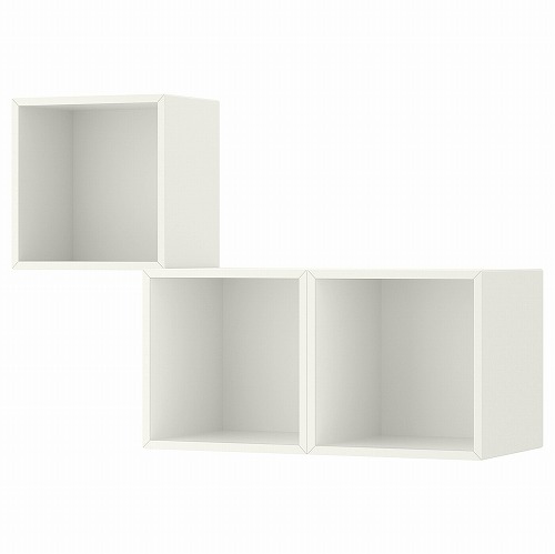[IKEA/イケア/通販]EKET エーケト 壁取り付け式キャビネットコンビネーション, ホワイト[6](d)(09286282)