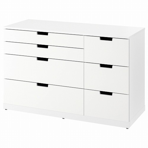 [IKEA/イケア/通販]NORDLI ノールドリ チェスト（引き出し×7）, ホワイト[4](a)(09336885)