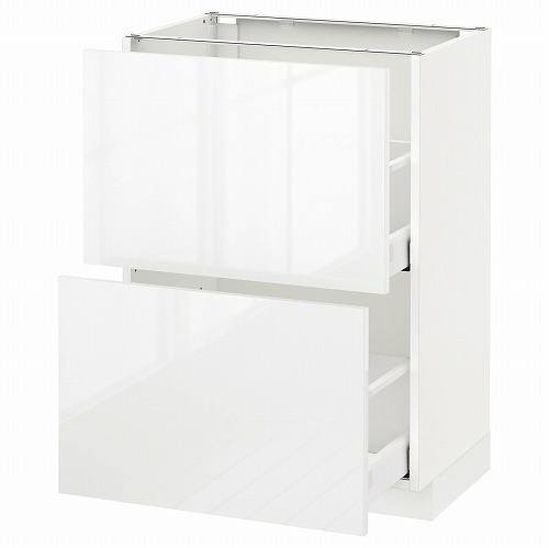 [IKEA/イケア/通販]METOD メトード ベースキャビネット 引き出し2段付き, ホワイト マキシメーラ/リンガフルト ホワイト[5](a)(49086337) 38,402円