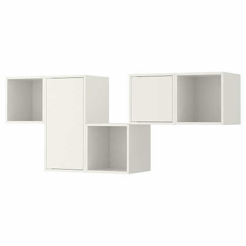 [IKEA/イケア/通販]EKET エーケト 壁取り付け式キャビネットコンビネーション, ホワイト[10](d)(49284648)