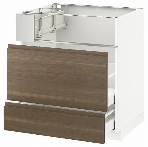 [IKEA/イケア/通信販売]METOD メトード / MAXIMERA マキシメーラ 軍事基地収納家具 コンロ/フィッシュグリル/抽き出し2用, 白いこと/ヴォックストルプ ウォール中毒者[7](a)(49158485)