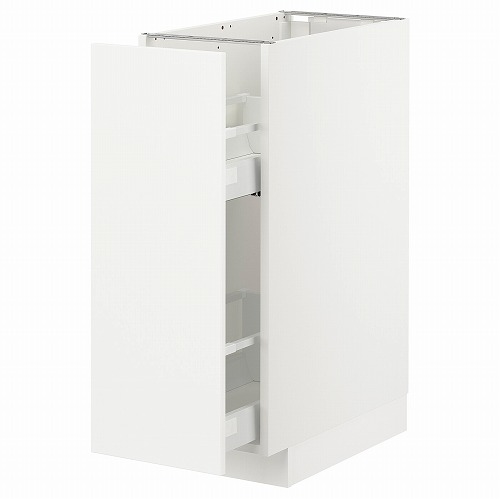 [IKEA/イケア/通販]METOD メトード ベースキャビネット/引き出し式収納アクセサリー, ホワイト/ヴェッディンゲ ホワイト[3](a)(49338359)｜WEBYセレクション　店