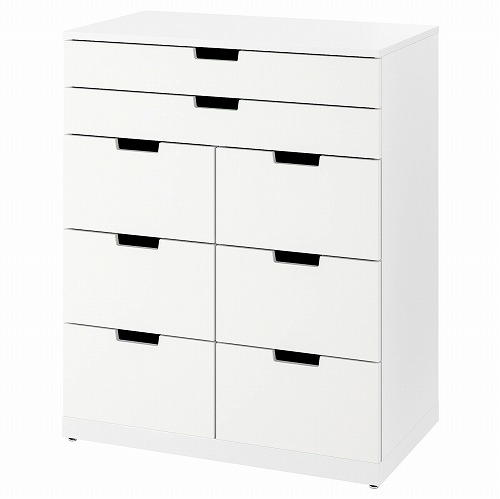 [IKEA/イケア/通販]NORDLI ノールドリ チェスト（引き出し×8）, ホワイト[4](a)(49336888)