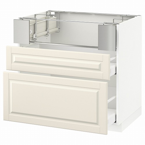 [IKEA/イケア/通信販売]METOD メトード / MAXIMERA マキシメーラ 軍事基地収納家具 コンロ/フィッシュグリル/抽き出し2用, 白いこと/ボードビーン 象牙色[8](a)(99076835) インテリア・寝具・収納-食器棚・キッチンボード