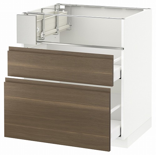 [IKEA/イケア/通信販売]METOD メトード / MAXIMERA マキシメーラ 軍事基地収納家具 コンロ/フィッシュグリル/抽き出し2用, 白いこと/ヴォックストルプ ウォール中毒者[7](a)(99158478)