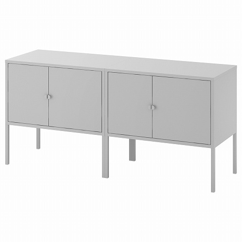 【イケア-】IKEA PS キャビネット ホワイト 完成品 IKEA PS キャビネット, ホワイト, 119x63 cm - IKEA