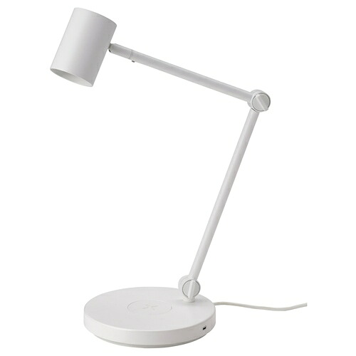 [IKEA/イケア/通販]NYMANE ニーモーネ ワークランプ ワイヤレス充電機能付き, ホワイト[D](b)(80448609)｜WEBYセレクション　店
