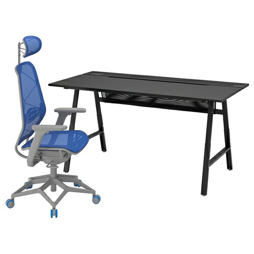 IKEA UTESPELARE ウーテスペラレ　ゲーミングデスク　グレー UTESPELARE ウーテスペラレ / STYRSPEL スティルスペル