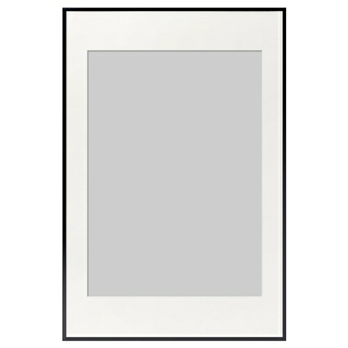 [IKEA/イケア/通販]LOMVIKEN ロムヴィーケン フレーム, ブラック[F](b)(20314311)