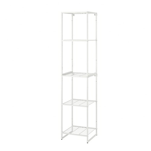 [IKEA/イケア/通信販売]JOSTEIN ヨースタイン シェルフユニット, 室内/屋外用/導線 白いこと【北欧・仕合わせ】[7](c)(69437198)