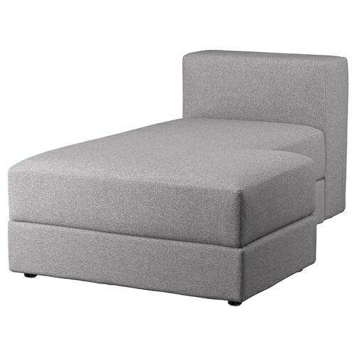 [IKEA/イケア/通信販売]JATTEBO イェッテボ 寝居敷きモデュール 右, トネルード 薄墨色[3](a)(29485308)