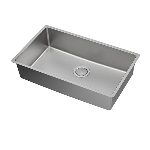 [IKEA/イケア/通販]VRESJON ヴレショーン はめ込み式シンク 1ボウル, ステンレススチール[3](a)(69425732)｜WEBYセレクション　店
