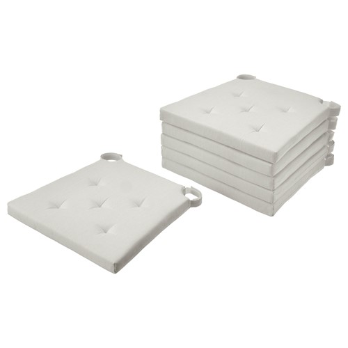 [IKEA/イケア/通販]JUSTINA ユスティーナ チェアパッド, ナチュラル[6](a)(59503240)｜WEBYセレクション　店