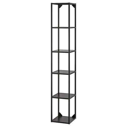 [IKEA/イケア/通販]ENHET エーンヘート ハイフレーム 棚板付き, チャコール[J](c)(90481603)