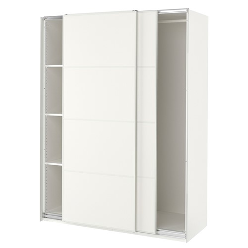 [IKEA/イケア/通信販売]PAX パックス / MEHAMN メーハムン 単語衣裳, 両面遣りくち 白いこと[9](a)(09429785)