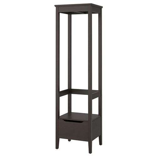 [IKEA/イケア/通信販売]IDANAS イダネス オープンワードローブ, 暗然たる赤銅色 ステはたご屋完成[L](c)(60458840)