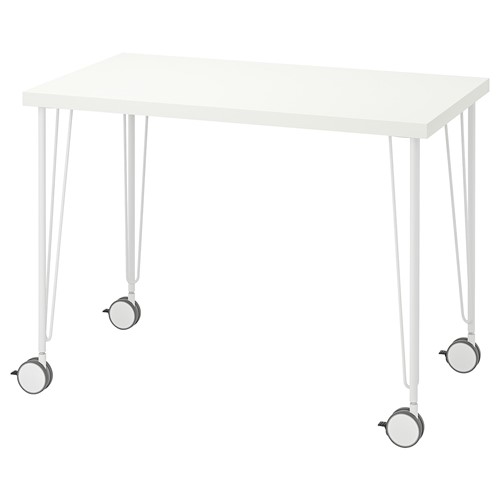 [IKEA/イケア/通信販売]LINNMON リンモン / KRILLE クリレ 学習机, 白いこと[5](c)(29416211)