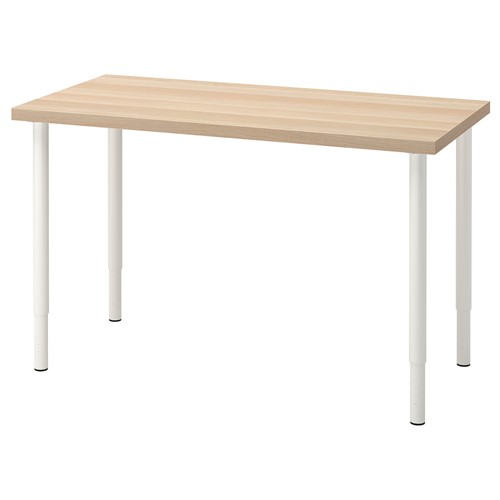 [IKEA/イケア/通信販売]LAGKAPTEN ラグカプテン / OLOV オーロヴ 学習机, ホワイトステインオーク調/白いこと[5](a)(59416894)