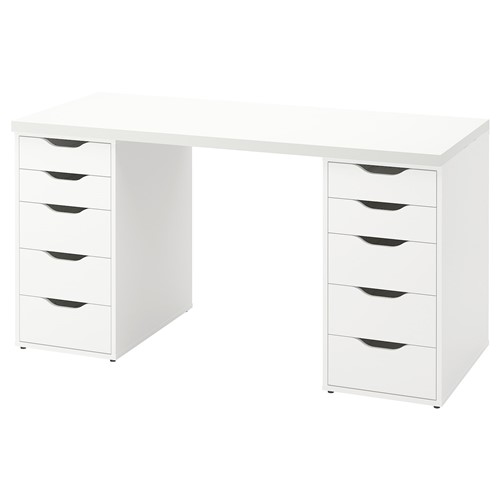 [IKEA/イケア/通信販売]LAGKAPTEN ラグカプテン / ALEX アレクス 事務机, 白いこと[3](d)(79431983)