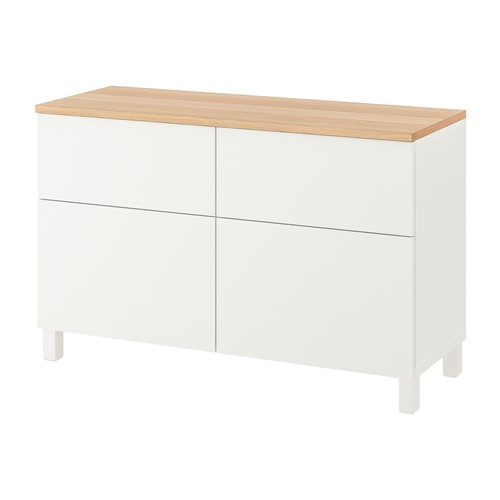 [IKEA/イケア/通販]BESTA ベストー 収納コンビネーション 扉/引き出し付き, ホワイト/ラップヴィーケン/ストゥッバルプ ホワイト[17](a)(09418895)｜WEBYセレクション　店 43,116円