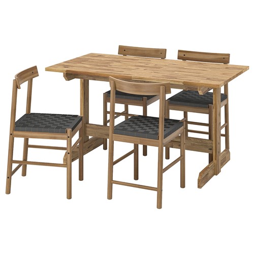 IKEA テーブル　スゴグスタ　アカシア SKOGSTA スコグスタ / SKOGSTA スコグスタ テーブル＆チェア6脚