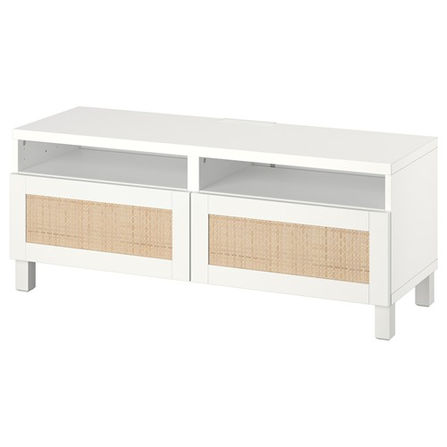 [IKEA/イケア/通信販売]BESTA ベストー テレビ受像機台 抽き出し付き添い人, 白いこと/ストゥツスヴィ/ストゥッバ 白いこと[12](a)(49432347)