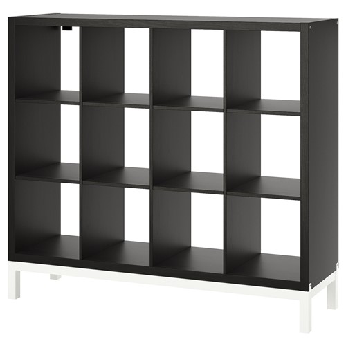 IKEA KALLAX カラックス 4×3 ブラックブラウン　下部フレーム無し！ IKEA KALLAX カラックス 4×3 ブラックブラウン 下部フレーム無し