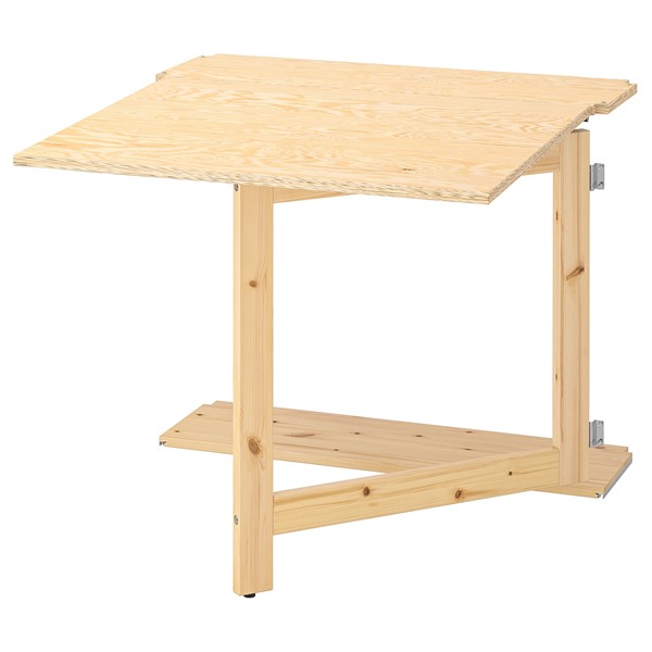 [IKEA/イケア/通信販売]IVAR イーヴァル 折りたたみ一覧表, パイン材[F](b)(90512586)