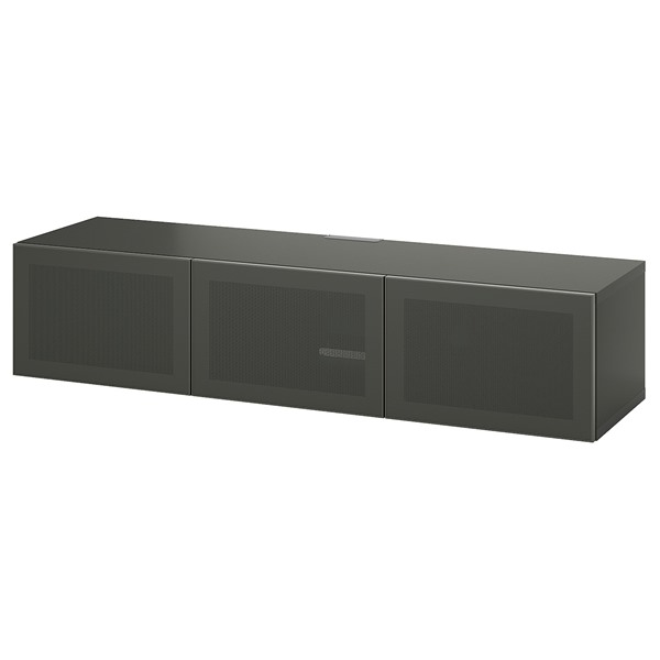 【IKEA】BESTÅ（ベストー） テレビボード テレビ台 グレー BESTÅ ベストー テレビ台 扉付き, ホワイト/カルヴィーケン