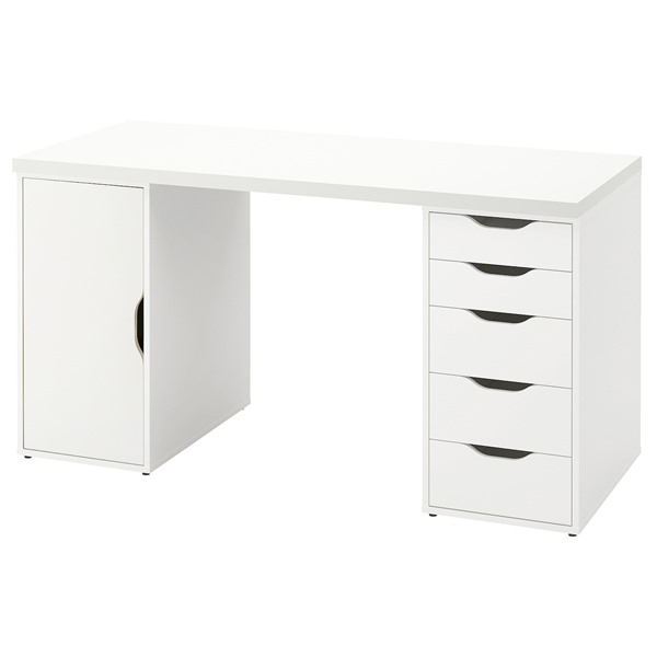 楽天市場】IKEA イケア ALEX アレクス デスク 131x58 cm グレー