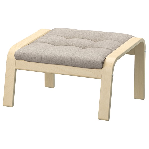 IKEA　ポエング　オットマン付き IKEA イケア 「ポエング」オットマン付