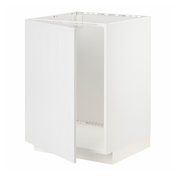 [IKEA/イケア/通販]METOD メトード ベースキャビネット シンク用, ホワイト/ステーンスンド ホワイト[4](a)(49470909)｜WEBYセレクション　店