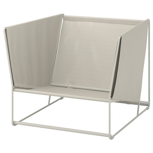 [IKEA/イケア/通販]HAVSTEN ハーヴステン アームチェア 屋外用, ベージュ[H](a)(40542500)