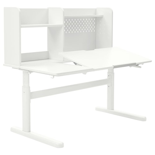 [IKEA/イケア/通信販売]BERGLARKA ベリレルカ お子さん用事務机, 白いこと[HI](c)(09488671)