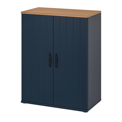 [IKEA/イケア/通販]SKRUVBY スクルーヴビー キャビネット 扉付, ブラックブルー[E](c)(10520359)｜WEBYセレクション　店