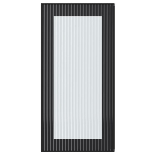 [IKEA/イケア/通販]HEJSTA ヘイスタ ガラス扉, チャコール/ストライプガラス[D](a)(00526658)｜WEBYセレクション　店 9,528円
