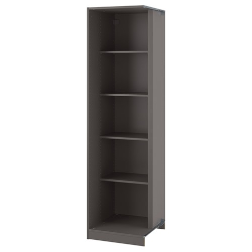 [IKEA/イケア/通信販売]PAX パックス 加えること隅っこ社会的単位 棚板4枚付き添い人, 暗然たる薄墨色[LL](a)(40515120)