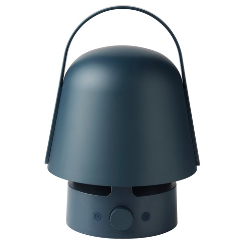 [IKEA/イケア/通販]VAPPEBY ヴァッペビー Bluetoothスピーカーランプ, 屋外用/ブルー[B](c)(10515273)