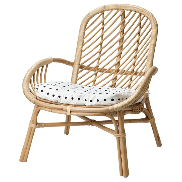 IKEA BUSKBO イケア　ブスクボー　パーソナルチェア　チェア　ラタン BUSKBO ブスクボー パーソナルチェア, 籐 - IKEA