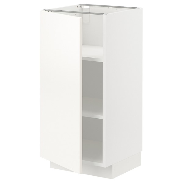 [IKEA/イケア/通信販売]METOD メトード 軍事基地収納家具 棚板付き添い人, 白いこと/ヴァルステナ 白いこと[4](a)(39506715) インテリア・寝具・収納-収納家具