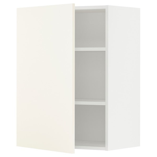 [IKEA/イケア/通信販売]METOD メトード ウォール収納家具 棚板付き添い人, 白いこと/ヴァルステナ 白いこと[4](a)(09506646) インテリア・寝具・収納-クローゼット・ワードローブ-収納家具