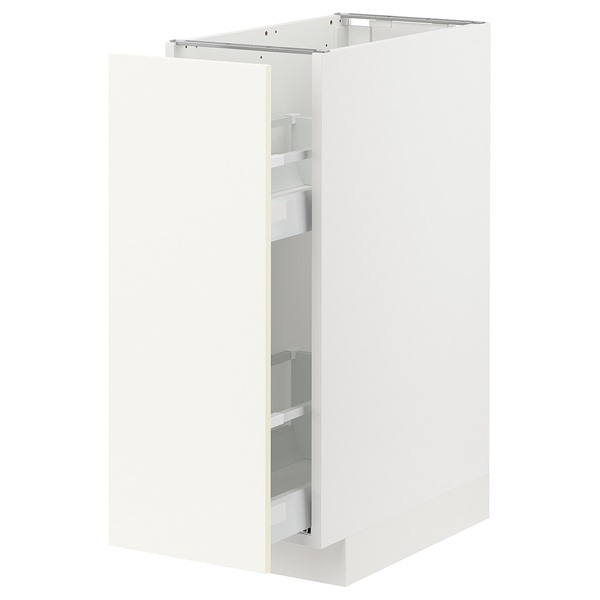 [IKEA/イケア/通販]METOD メトード / MAXIMERA マキシメーラ ベースキャビネット/引き出し式収納アクセサリー, ホワイト/ヴァルステナ ホワイト[3](a)(89506633)