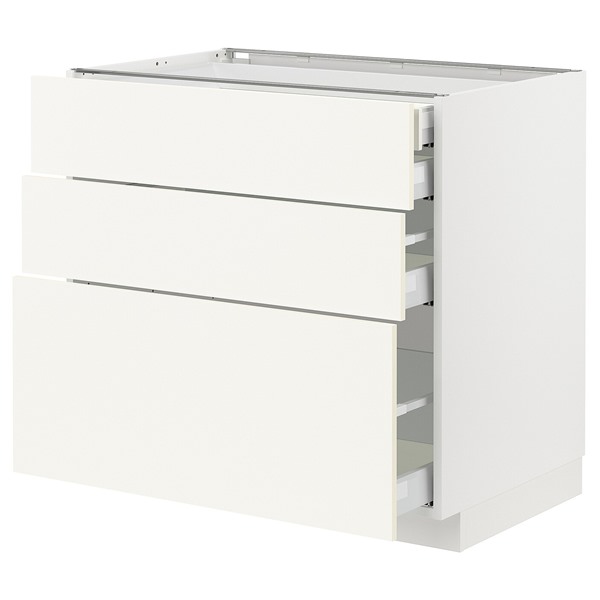 [IKEA/イケア/通信販売]METOD メトード / MAXIMERA マキシメーラ 軍事基地押し込み 抽き出し向こう正面3枚/抽き出し4個付き添い人, 白いこと/ヴァルステナ 白いこと[9](a)(89506690)