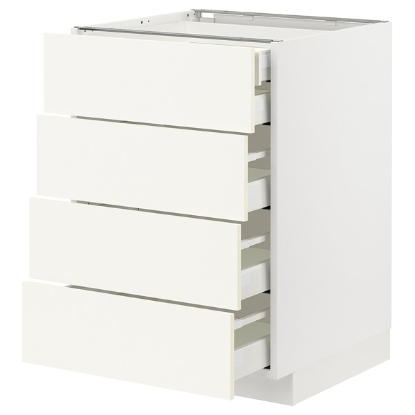 [IKEA/イケア/通信販売]METOD メトード / MAXIMERA マキシメーラ 軍事基地押し込み 抽き出し向こう正面4/引き出し低2/抽き出し中3, 白いこと/ヴァルステナ 白いこと[11](a)(59506620)