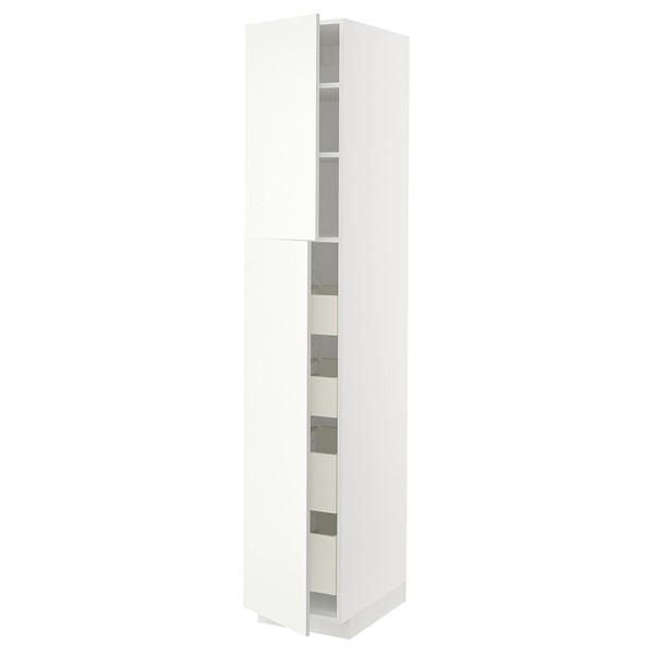 [IKEA/イケア/通信販売]METOD メトード / MAXIMERA マキシメーラ 御機嫌押し込み 扉2枚/棚板/抽き出し4個付き添い人, 白いこと/ヴァルステナ 白いこと[15](a)(49506767)