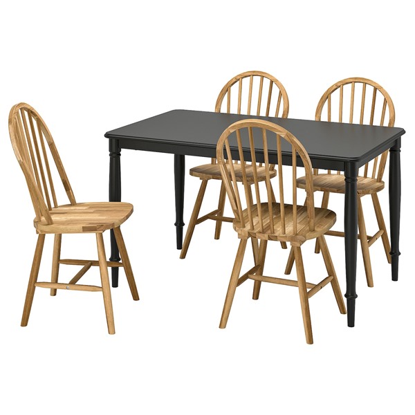 イケア IKEA JOKKMOKK ヨックモックテーブル＆チェア4脚 IKEA JOKKMOKK テーブル&チェア4脚イケア アンティークステイン4