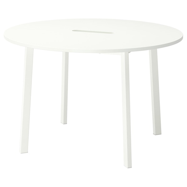 [IKEA/イケア/通信販売]MITTZON ミッツォーン 円卓会議用一覧表, 丸形/白いこと[ID](a)(49530442)