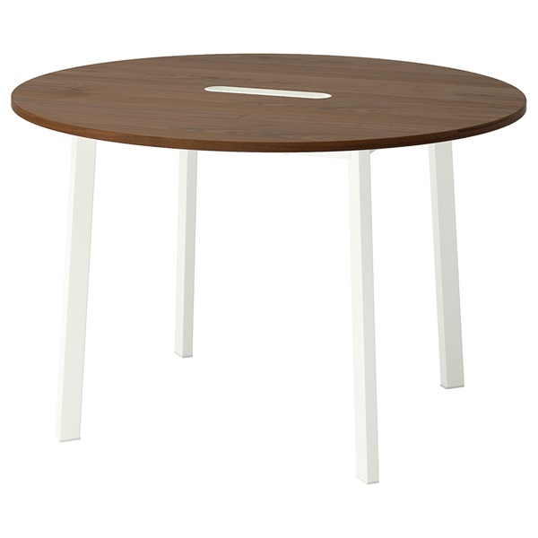 [IKEA/イケア/通信販売]MITTZON ミッツォーン 円卓会議用一覧表, 丸形 ウォール中毒者材穿刺板/白いこと[ID](a)(89530510)