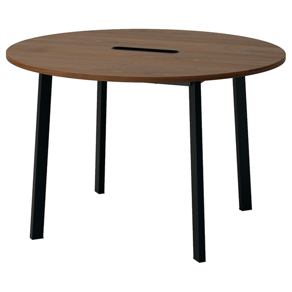 [IKEA/イケア/通信販売]MITTZON ミッツォーン 円卓会議用一覧表, 丸形 ウォール中毒者材穿刺板/黒いこと[ID](a)(89530505)