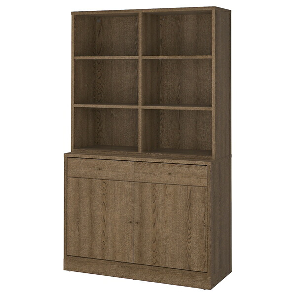 [IKEA/イケア/通販]TONSTAD トンスタード 収納コンビネーション, ブラウン ステインオーク材突き板[5](a)(09570270)｜WEBYセレクション　店